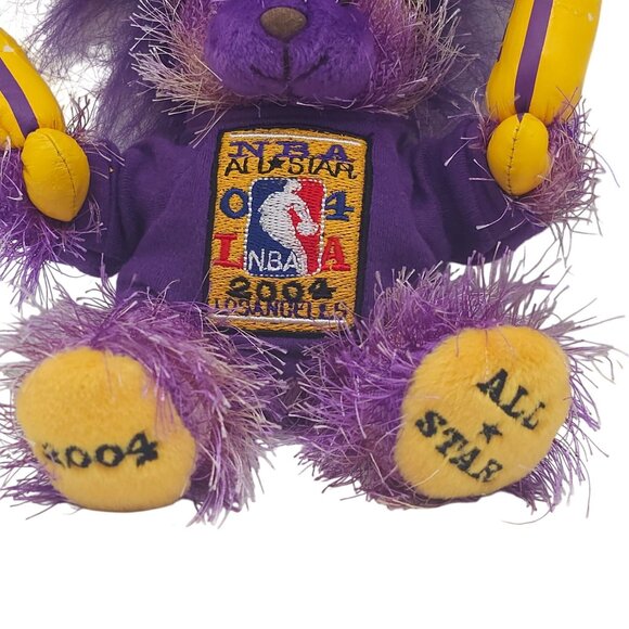 NBA 2004 All-Star Los Angeles Lakers Collectible Rare Vintage Teddy Bear - Picture 2 of 7